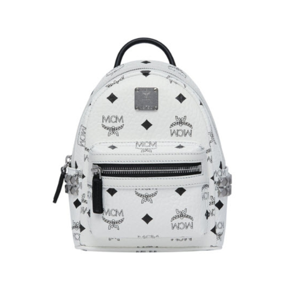 MCM Mini White Backpack